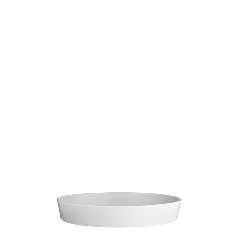 Plat sabot porcelaine 26 x 36 cm 300 cl H 6 cm