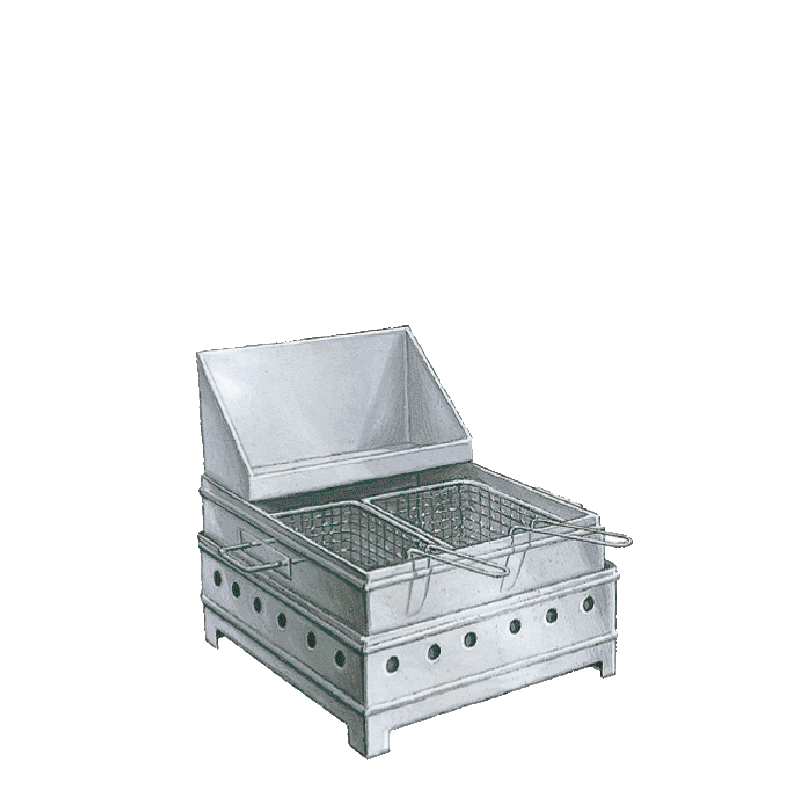 Friteuse double gaz