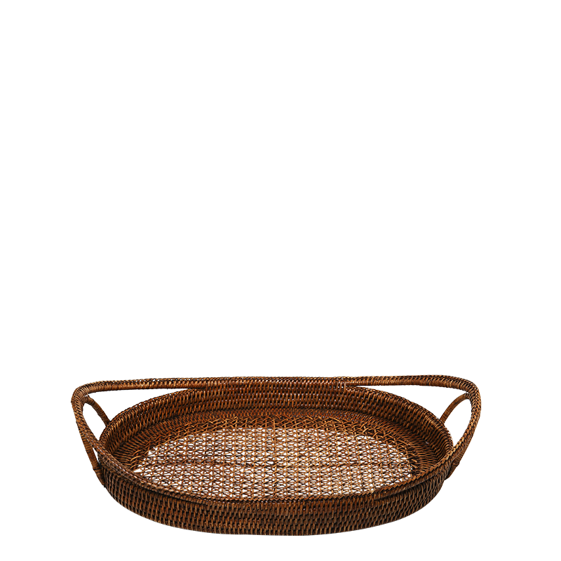 Plateau à anses ovale Louisiane 36 x 53 cm