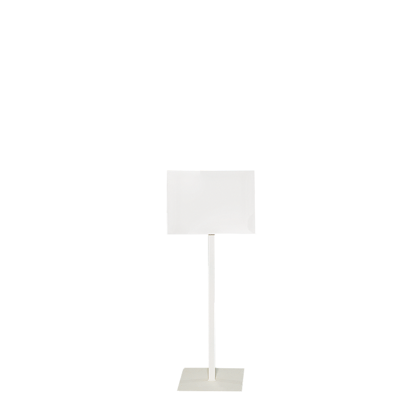 Panneau pied blanc format 30 x 40 cm délai 24H