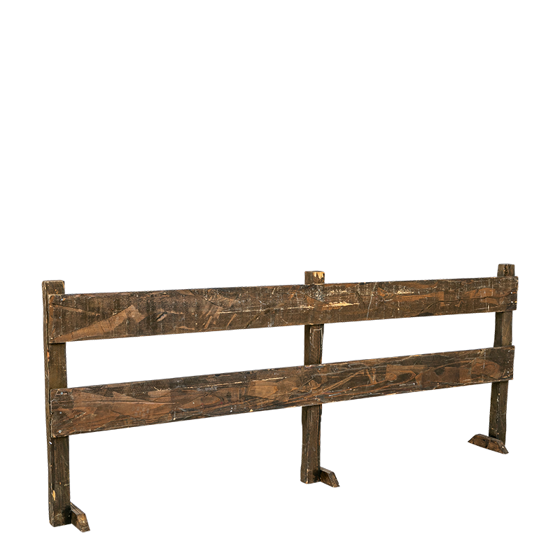 Barrière en bois 250 x 100 cm L 8 cm
