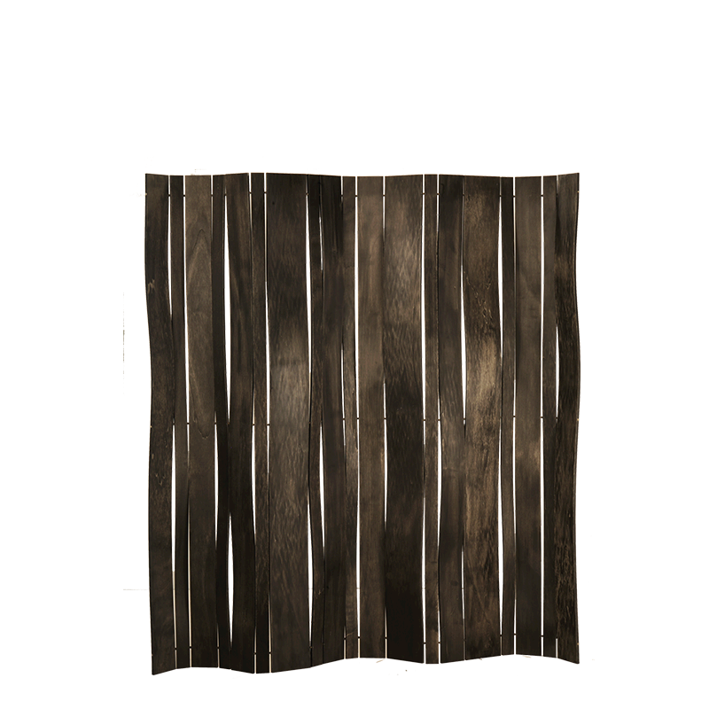 Paravent Laméco gris 180 x 180 cm