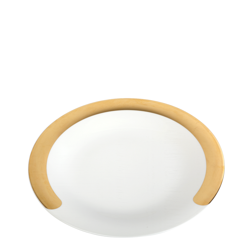 Assiette plate "C" or Ø 27 cm