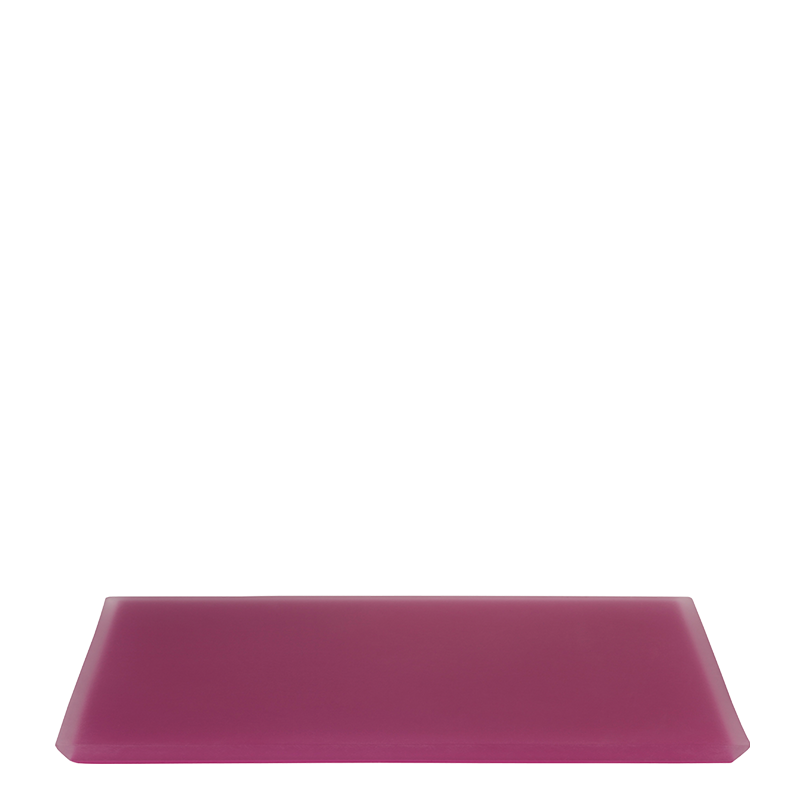 Plateau résine fuchsia 30 x 40 cm