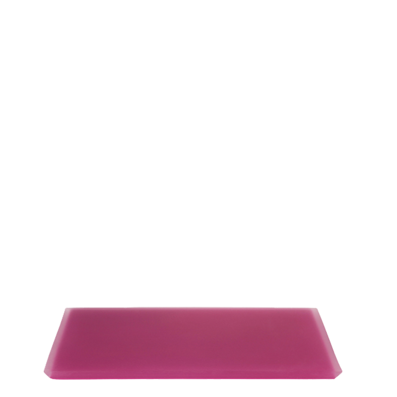 Plateau résine fuchsia 20 x 30 cm
