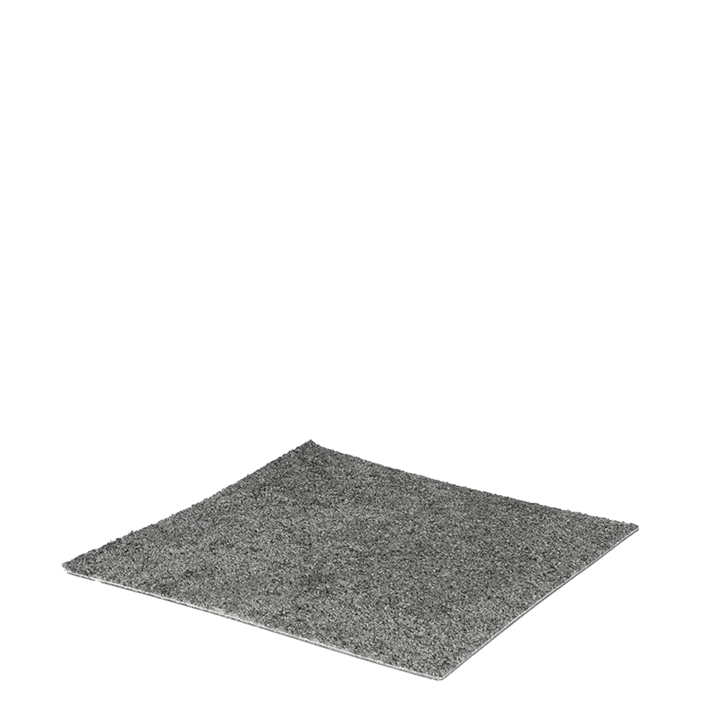 M² de dalle de moquette gris chiné avec pose