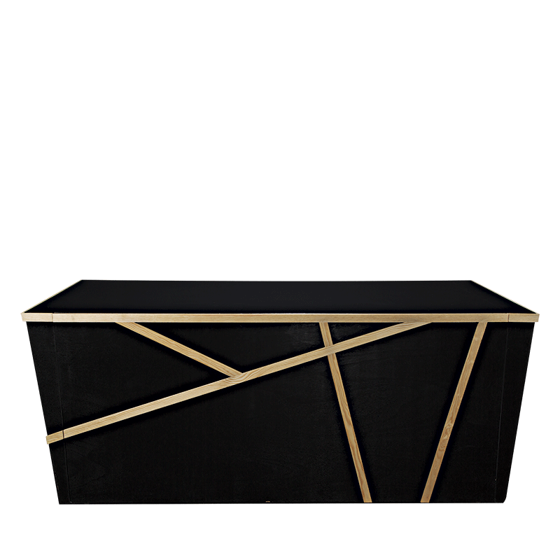 Buffet pliant Sakiro 100 x 225 cm avec joues - Délai 48 H