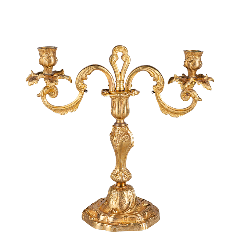 Chandelier Vintage doré