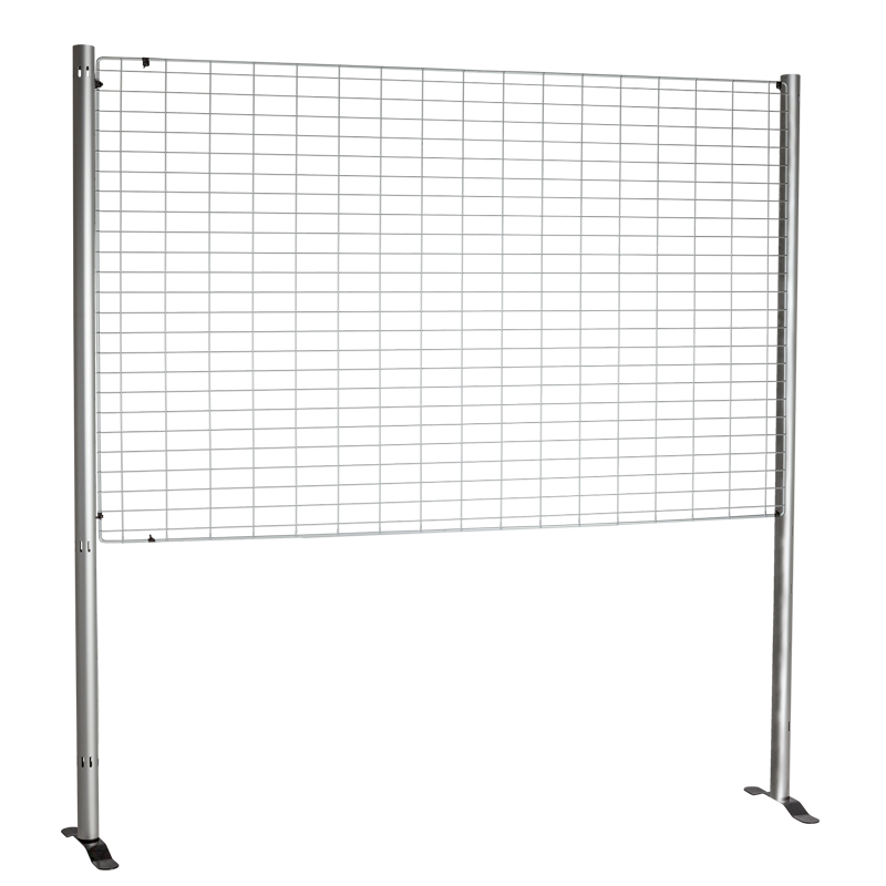 Panneau grille sur pieds 122  x 172 cm H 185 cm
