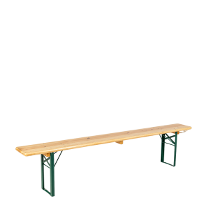 Banc en bois naturel 25 x 220 cm H 47 cm