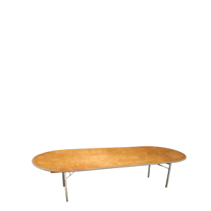 Table ovale enfants 100 x 200 cm H 52 cm