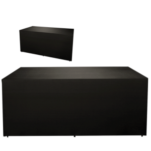 Buffet pliant houssé noir