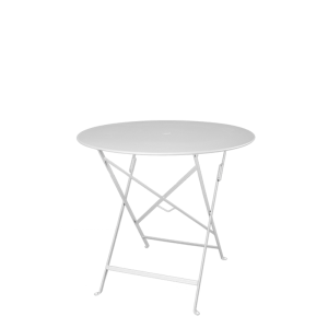 Table Trocadéro ronde blanche Ø 77 cm H 74 cm