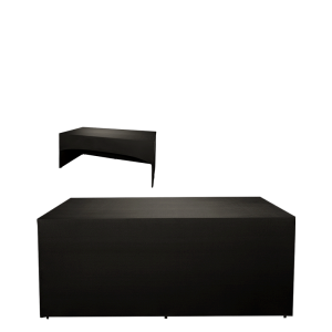 Buffet pliant houssé noir
