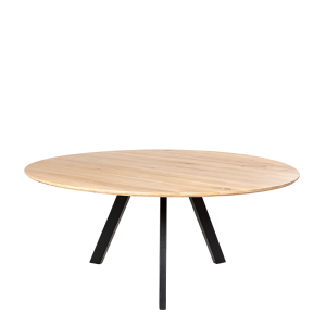 Table Nature ronde pieds métal Ø 170 cm