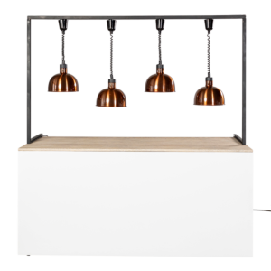 Arche lampe chauffe-plat L 2 m H 117 cm