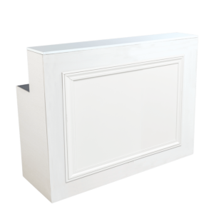 Bar pliant Moulure blanc 55 x 150 cm H 115 cm