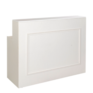 Bar pliant Moulure blanc 55 x 150 cm H 115 cm