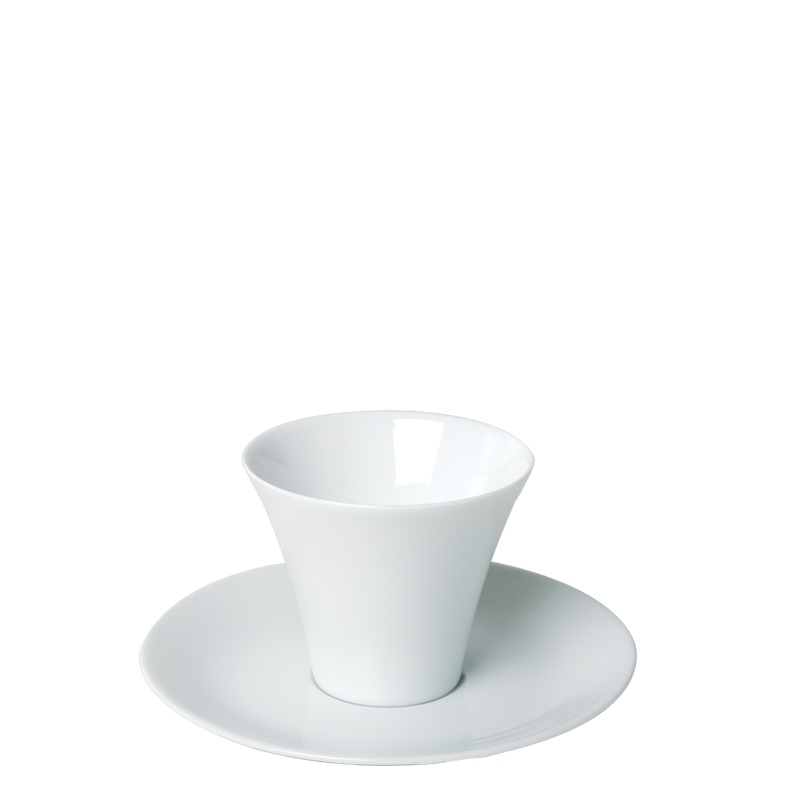 Tasse Kyoto blanche Ø 7,5 cm H 6,5 cm 11 cl