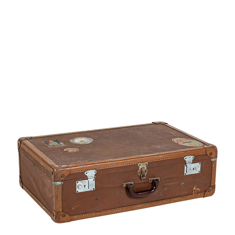 Valise Vintage 36 x 45 cm H 22 cm