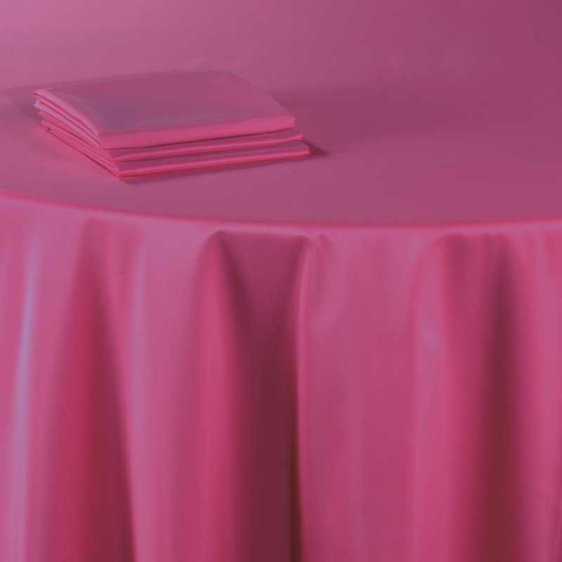 Nappe Delhi fuchsia 310 x 310 cm ignifugée M1