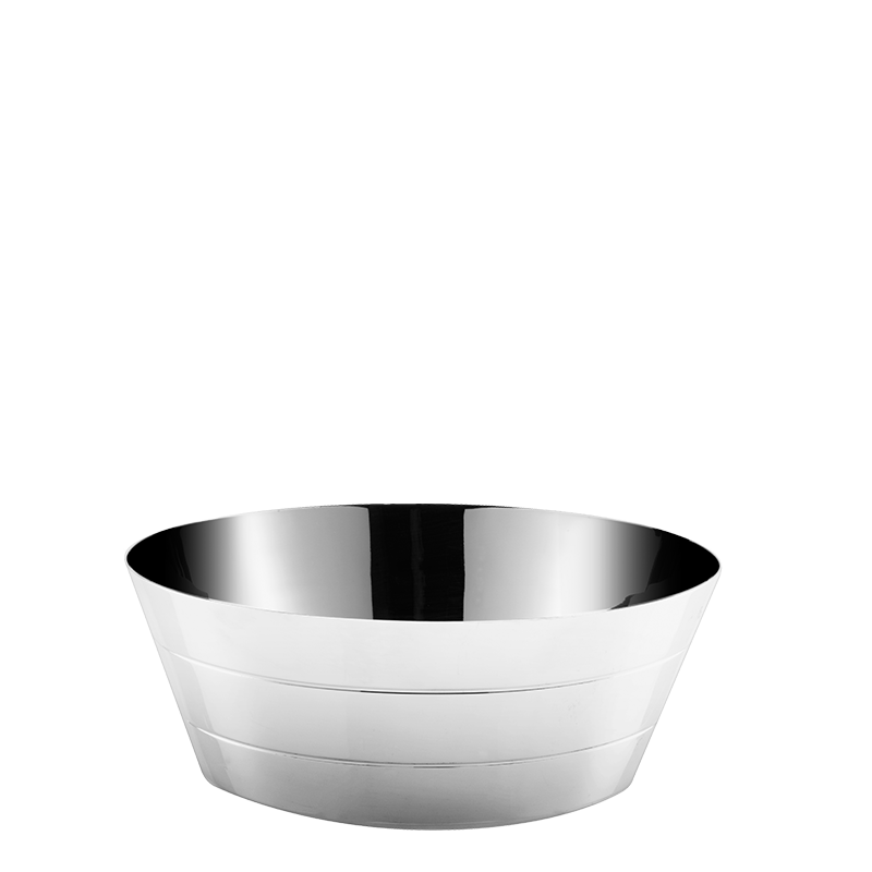 Corbeille à pain argent Biarritz Ø 20 cm H 7,5 cm