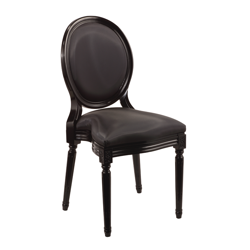 Chaise Montaigne black and black