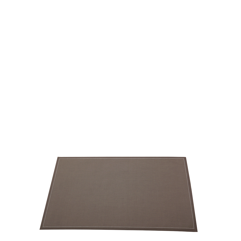 Set de table tissu chocolat 48 x 32 cm (par 30)