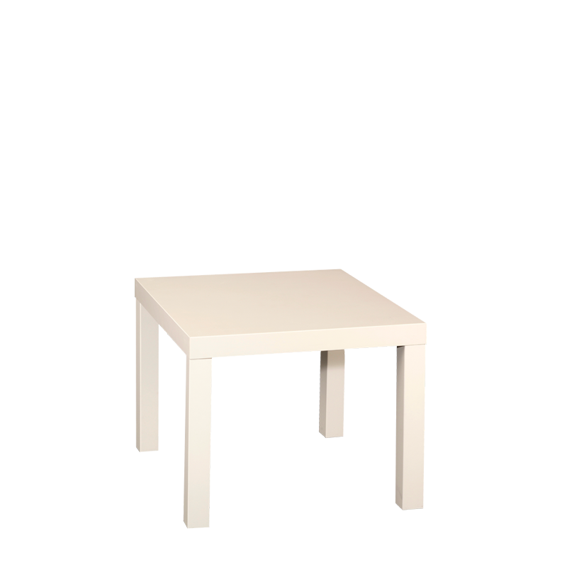 Table basse blanche 55 x 55 cm H 45 cm