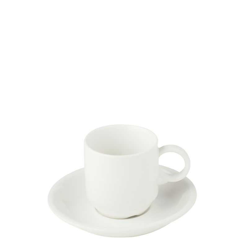 Tasse et sous-tasse à café Bruges 9 cl