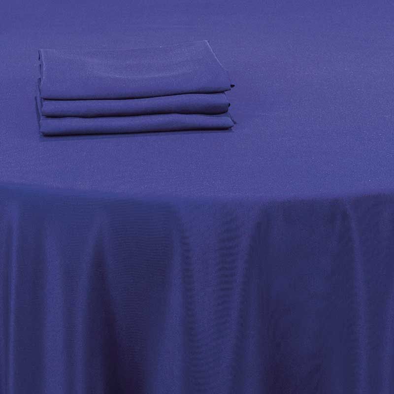 Serviette de table bleu intense 60 x 60 cm
