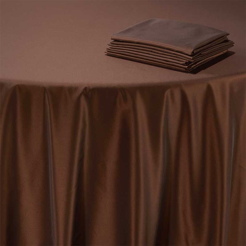 Nappe Toscane cuivre 210 x 210 cm