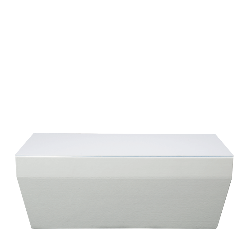 Table basse Lounge Pool blanc 40 x 80 cm H 38 cm
