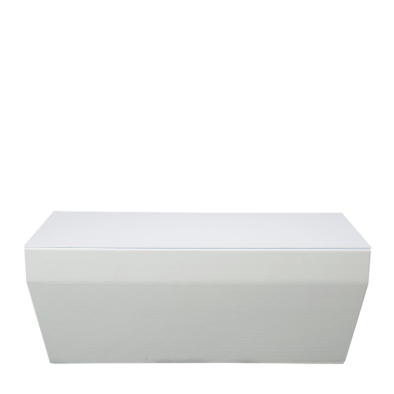 Table basse Lounge Pool blanc 40 x 80 cm