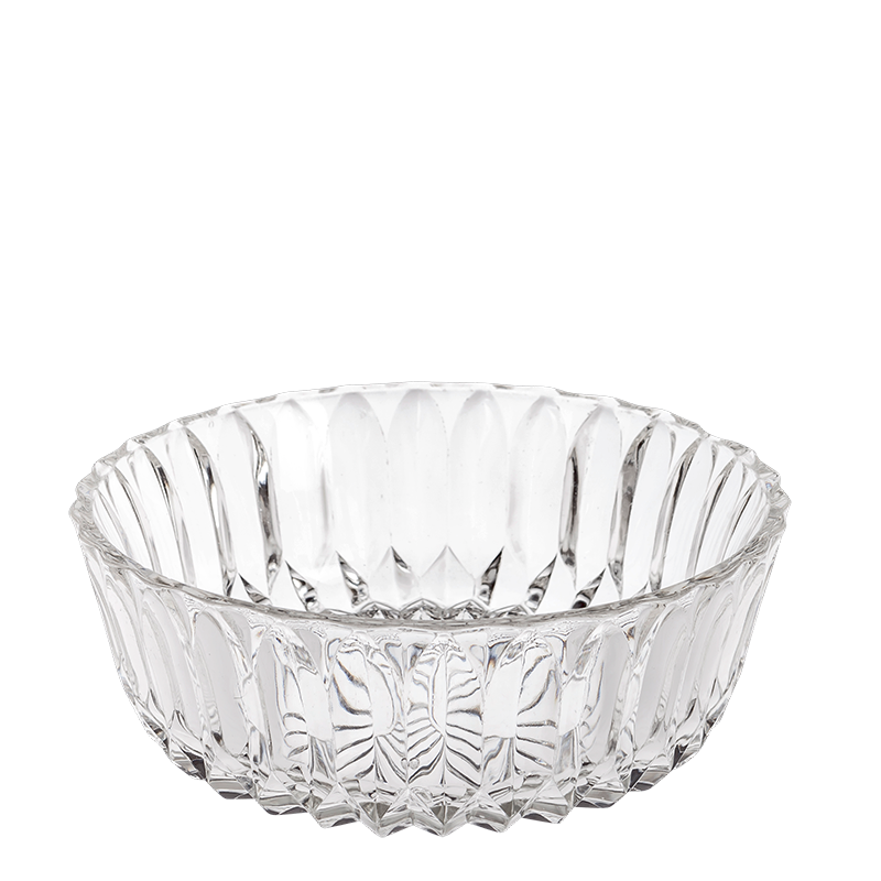 Saladier en verre Vintage grand modèle
