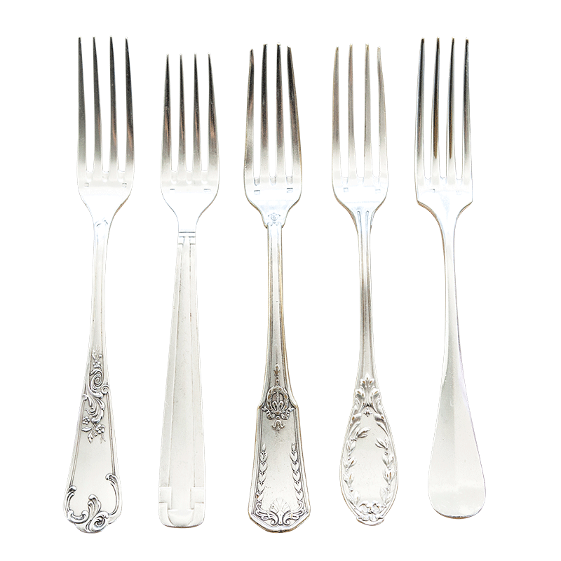 Fourchette de table Vintage argent