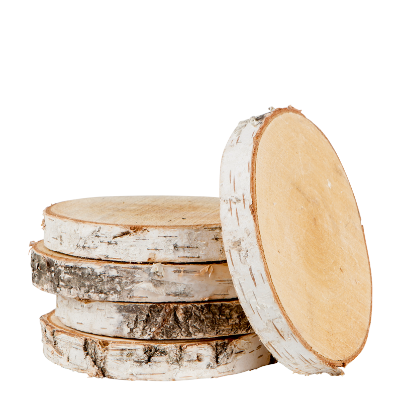 Rondelle de bois vintage moyen format Ø 26-27 cm