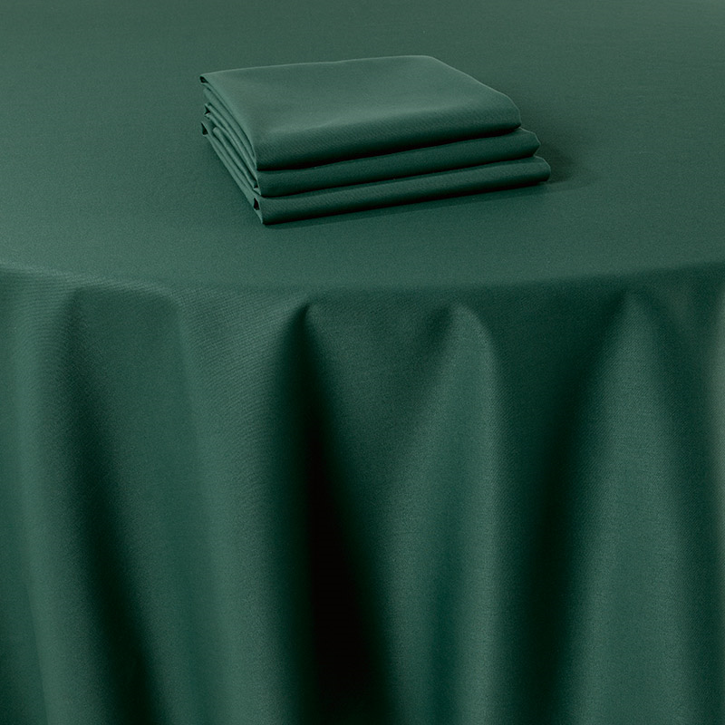 Serviette de table Marjorie vert 50 x 50 cm ignifugée M1