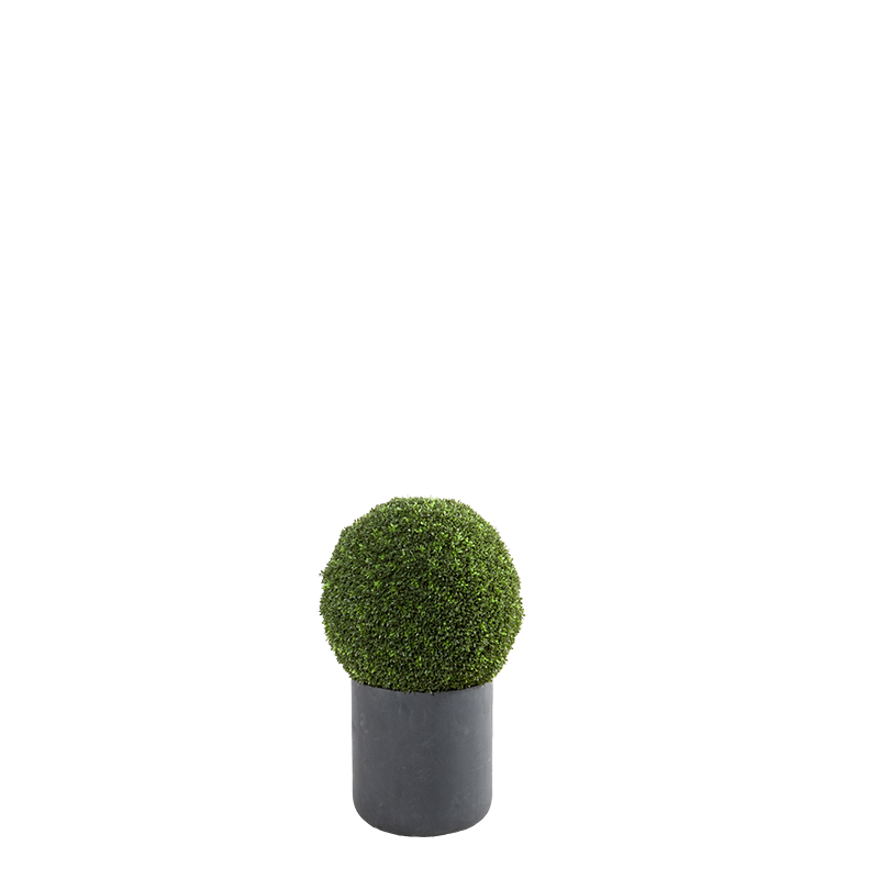 Boule de buis artificielle Ø 60 cm avec pot