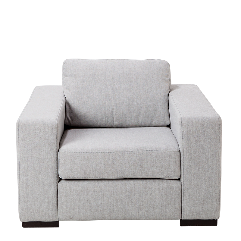 Fauteuil Loft gris 98 x 80 cm H 73 cm