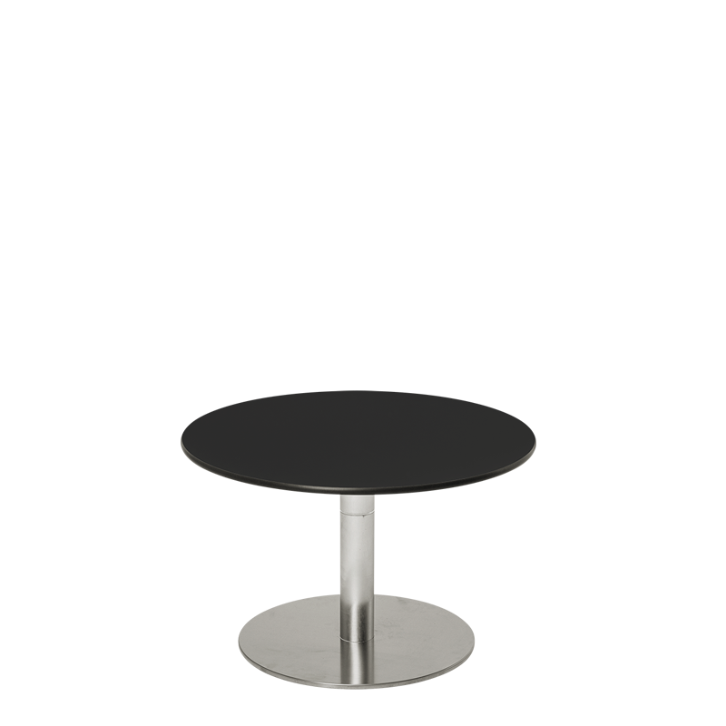 Table basse Hobby noire Ø 60 cm H 40 cm