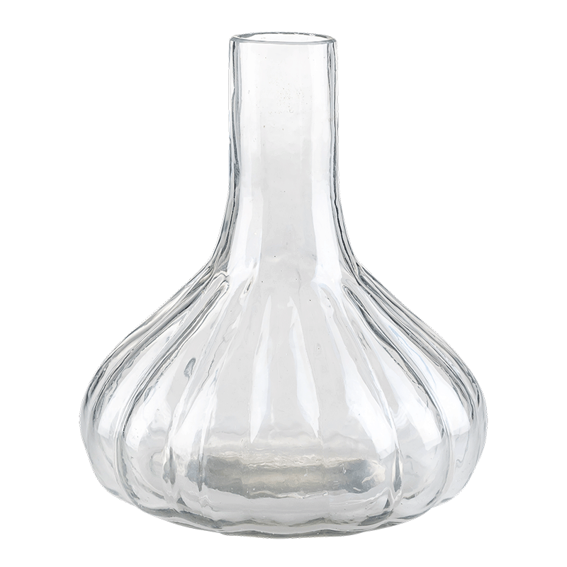 Petit contenant en verre blanc vintage