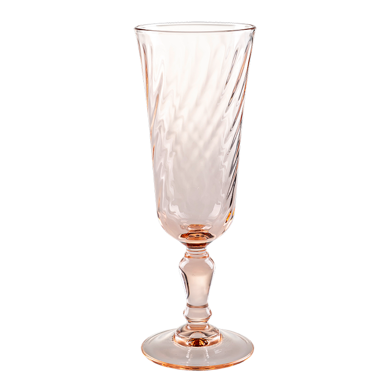 Flûte à champagne vintage rose 12 cl