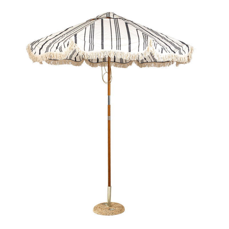 Parasol Biarritz Ø 210 cm H 260 cm + socle granit Ø 50 cm