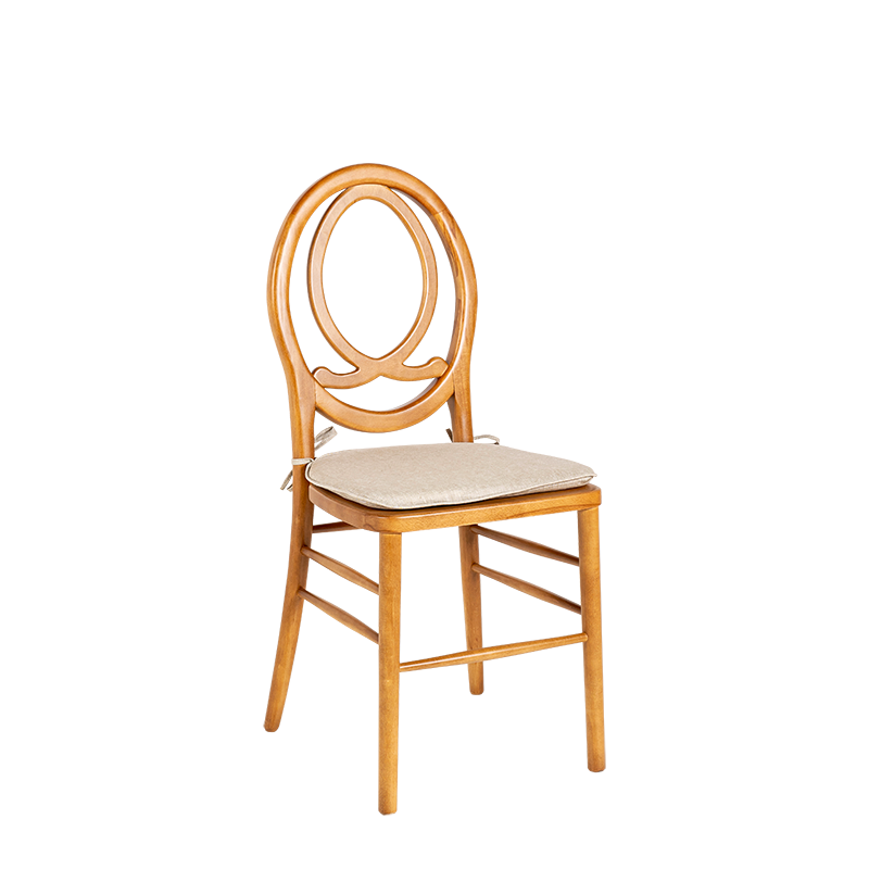 Chaise Sphinx avec coussin crème