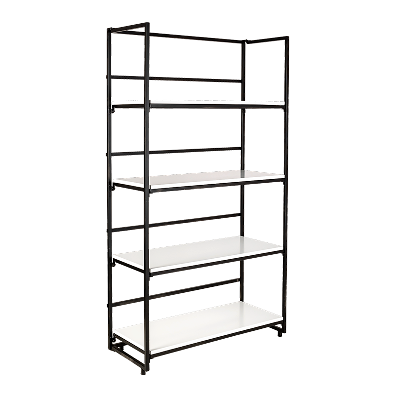 Etagère noire et blanche 40 x 100 cm H 180 cm