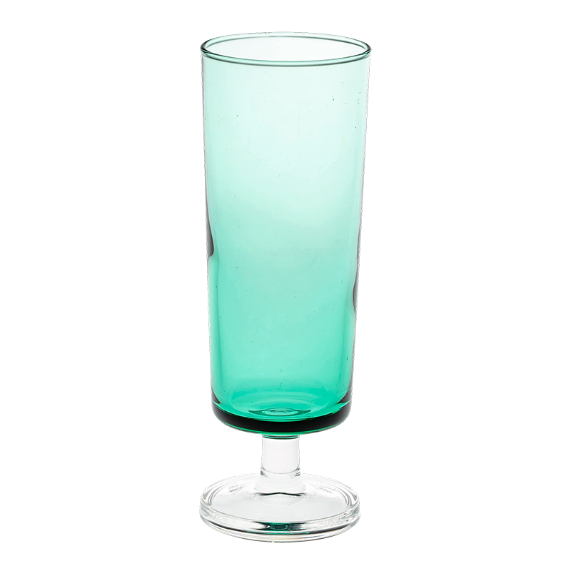 Flute Vintage Suède Vert 10 cl