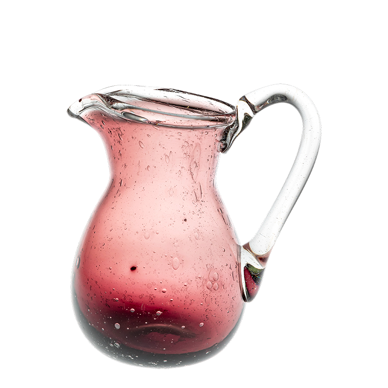 Carafe Vintage en verre coloré