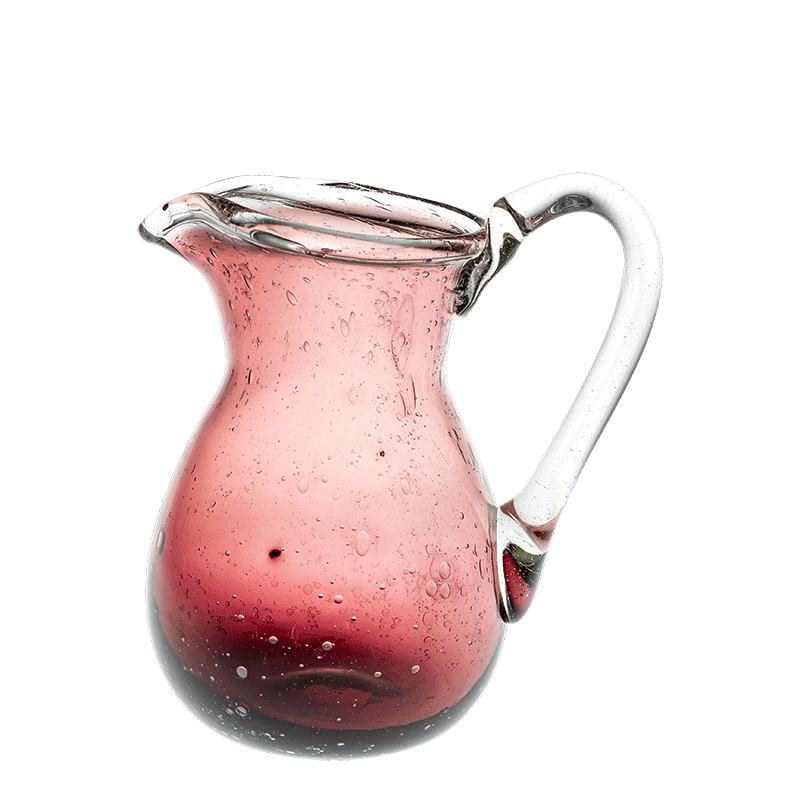 Carafe Vintage en verre coloré
