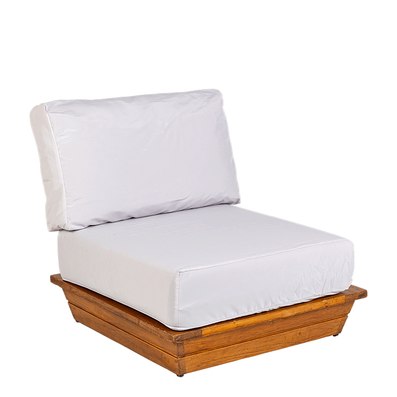 Fauteuil Lounge garden grey 76 x 76 cm H 70 cm